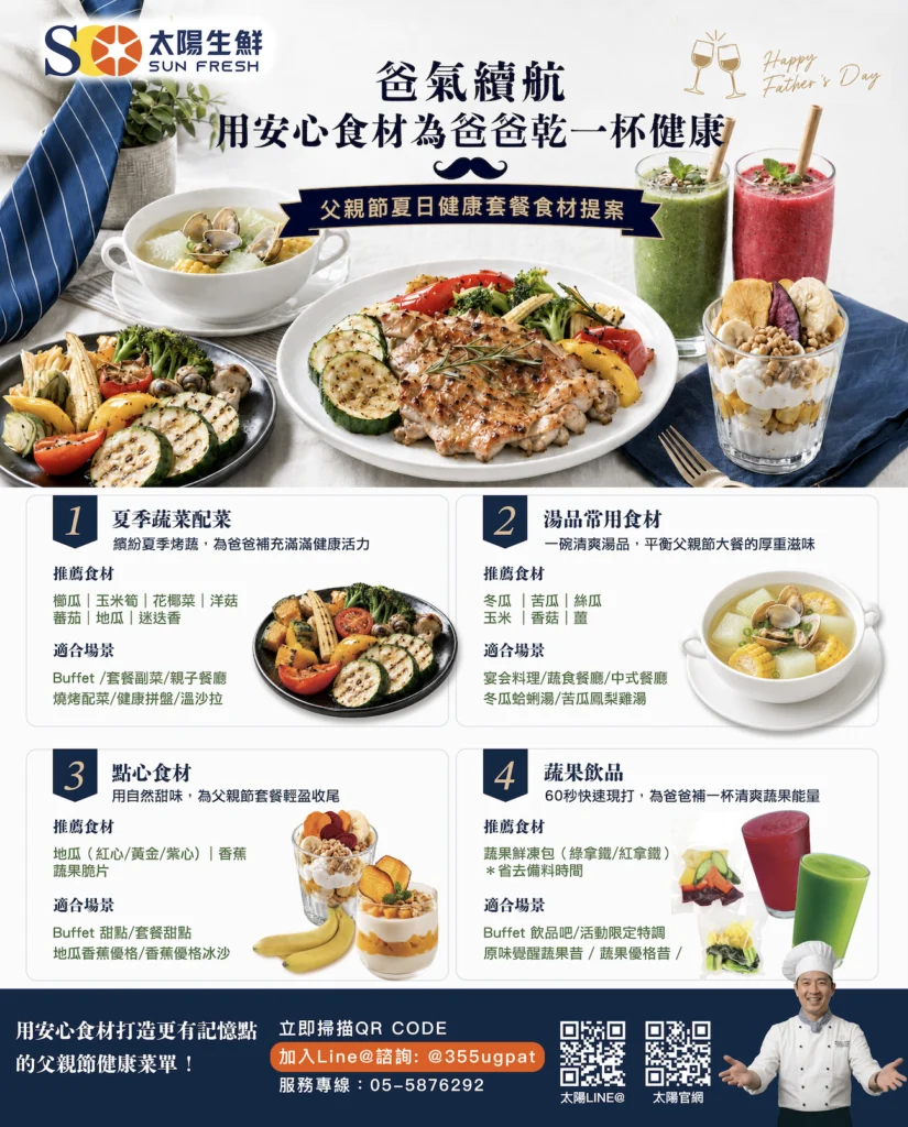 父親節菜單DM